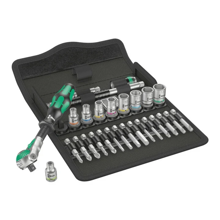 Wera 8100 SA 6 Zyklop Speed-Knarrensatz 1/4 Zoll 28-teilig