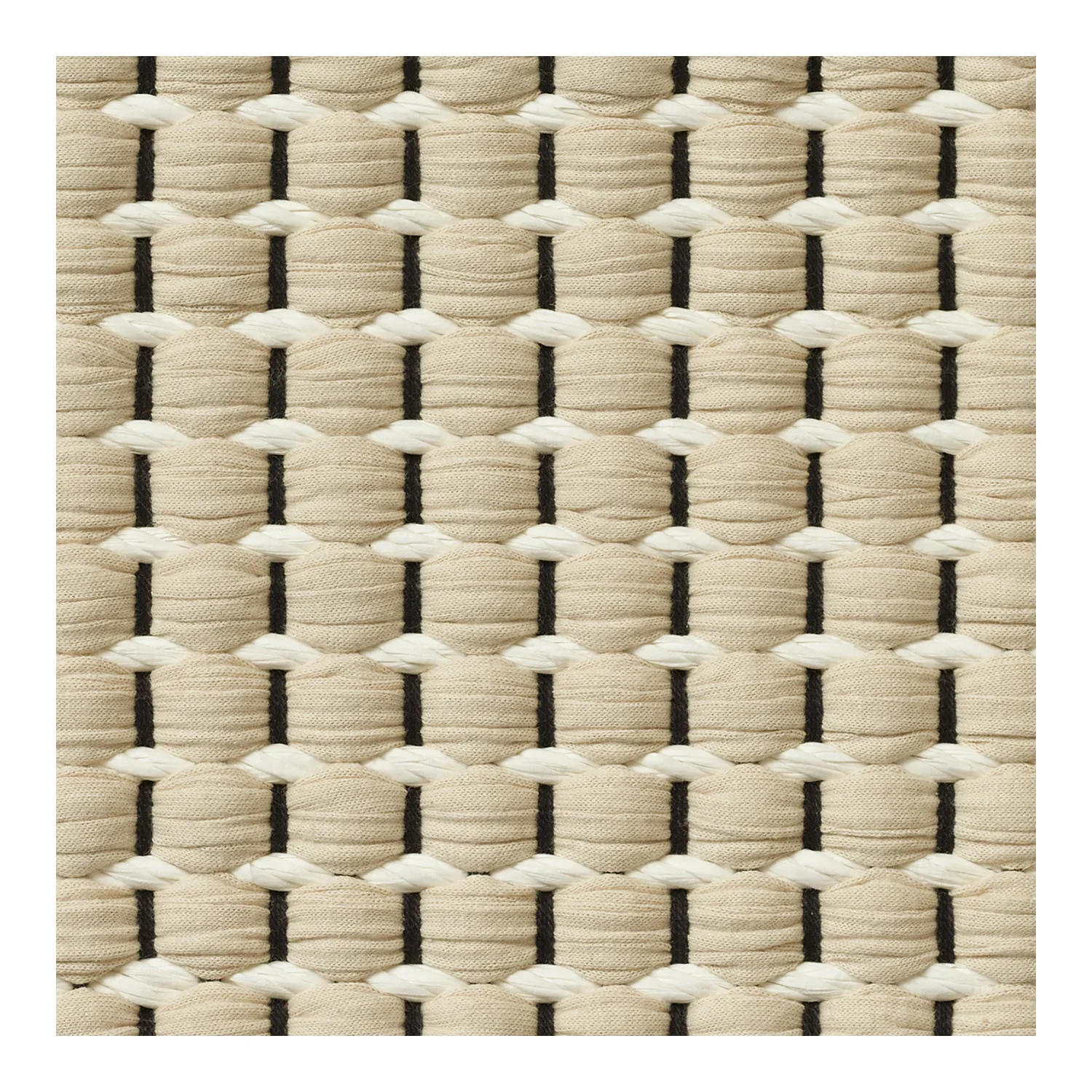 Woodnotes Duetto 2 Teppich Weiß/Creme 140 × 200 cm