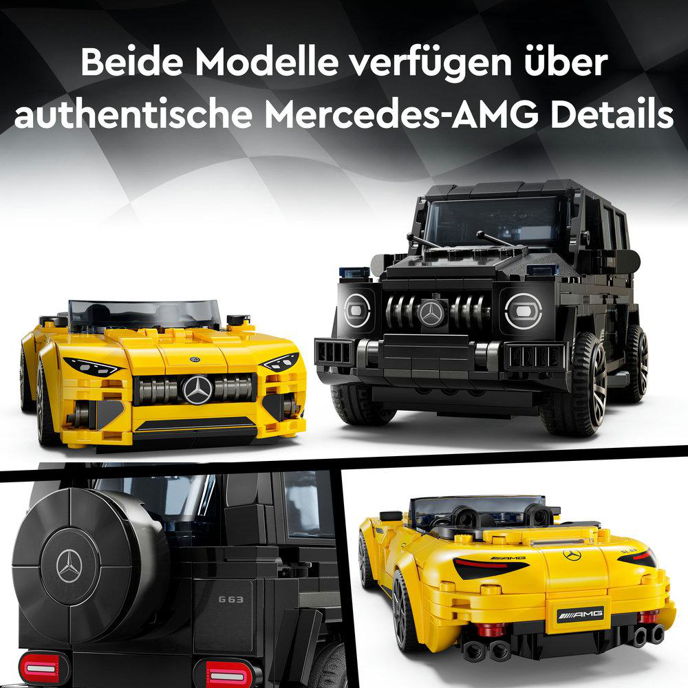 LEGO Speed Champions Mercedes-AMG G 63 & Mercedes-AMG SL 63 76924 mit 808 Teilen