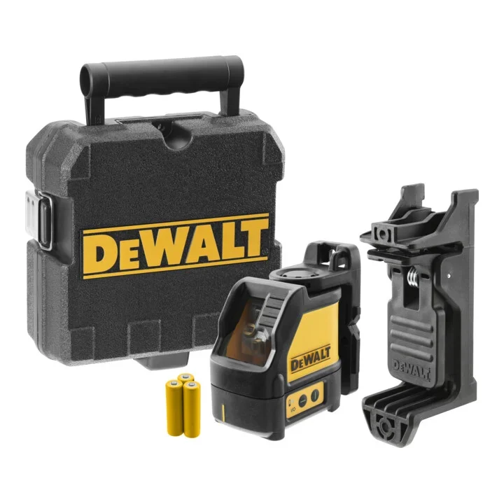 DeWalt DW088CG Kreuzlinienlaser 15 m mit Wandhalterung