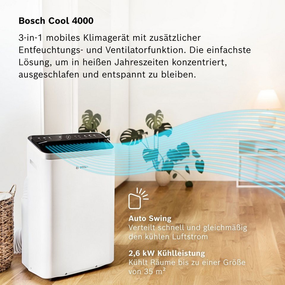 Bosch Cool 4000 mobiles Klimagerät 2,6 kW