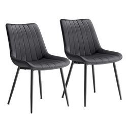 Songmics LDC090 Esszimmerstühle 2er Set Samt