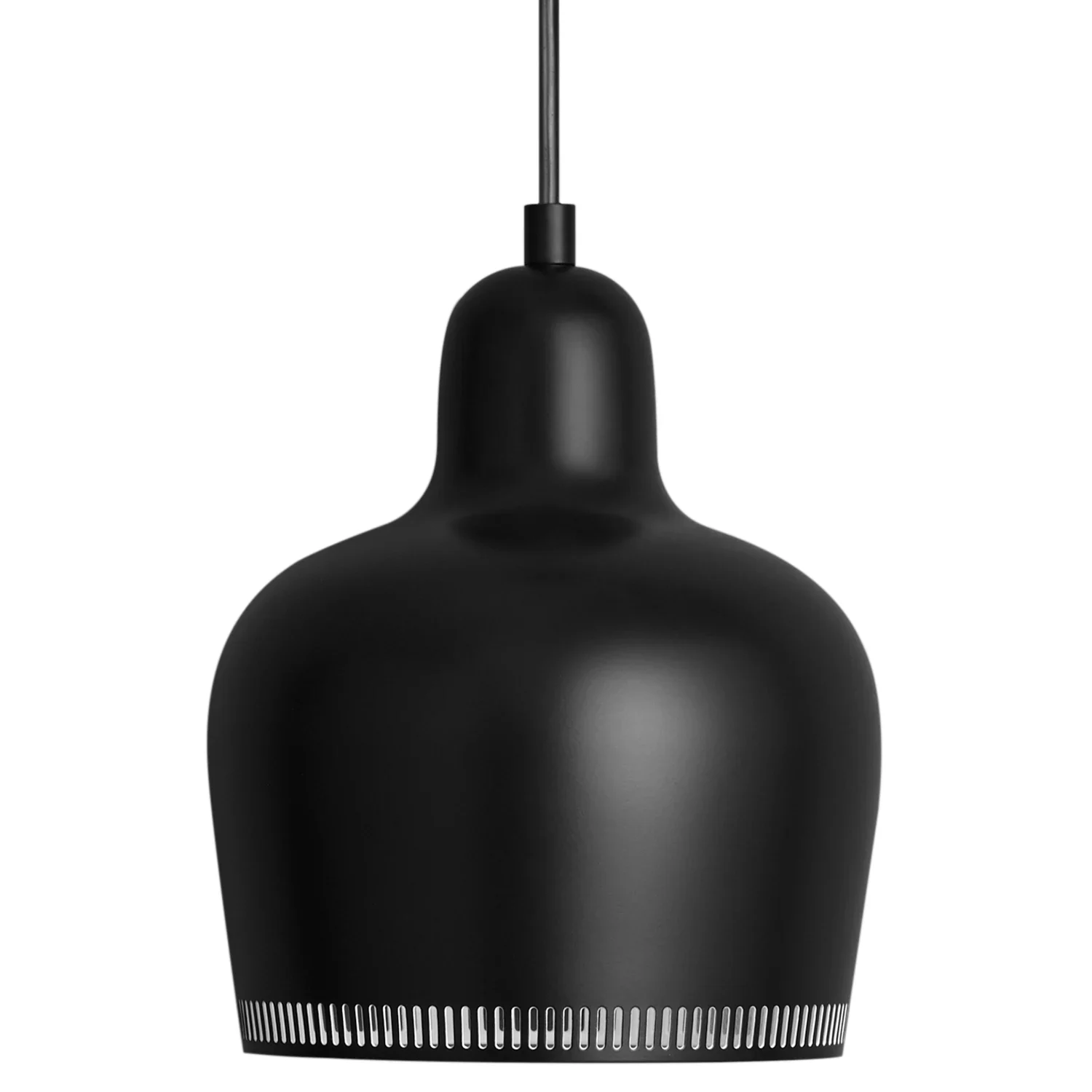 Artek Aalto A330S Golden Bell Pendelleuchte schwarz