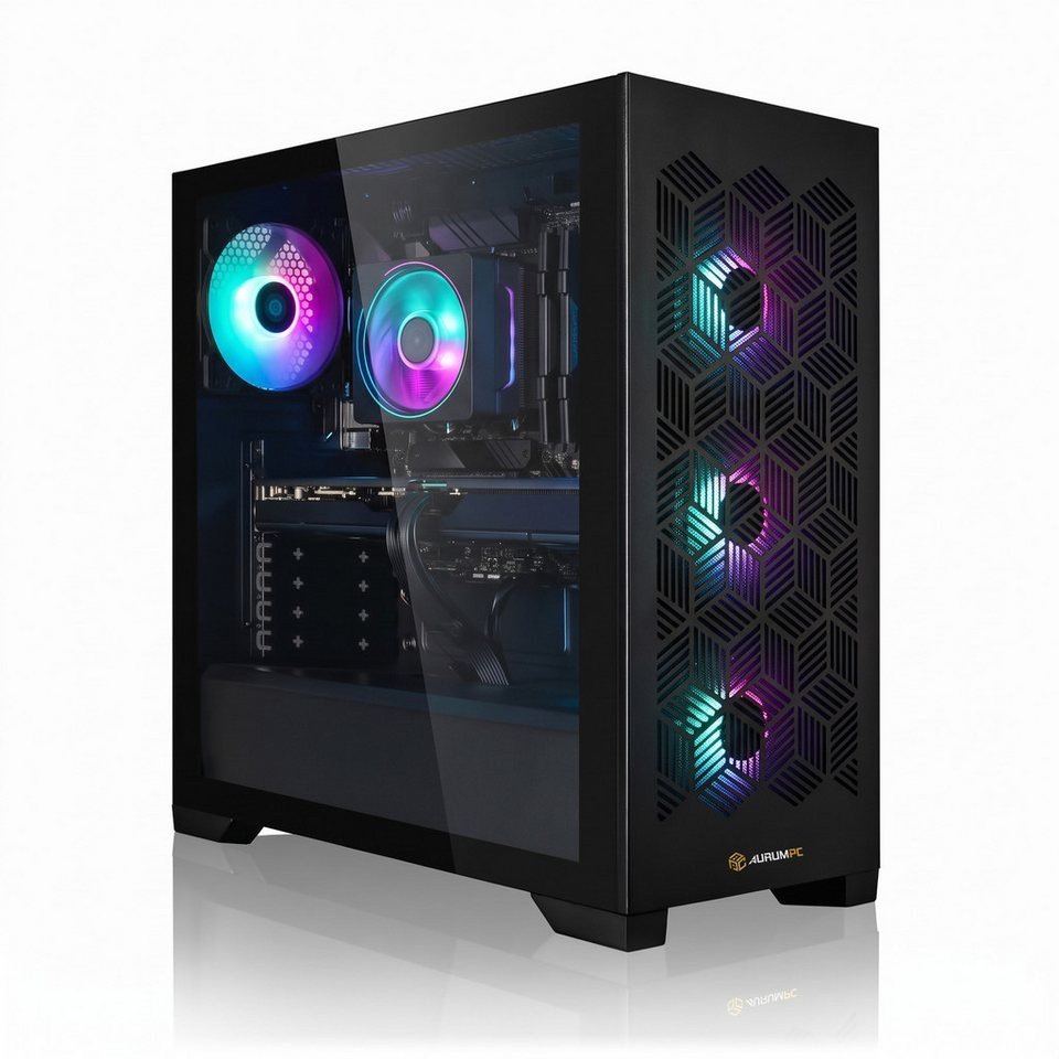 AurumPC R7 5700X Gaming-PC Ryzen 7 RTX 5060 Ti 16 GB 32 GB RAM 1 TB SSD Windows 11