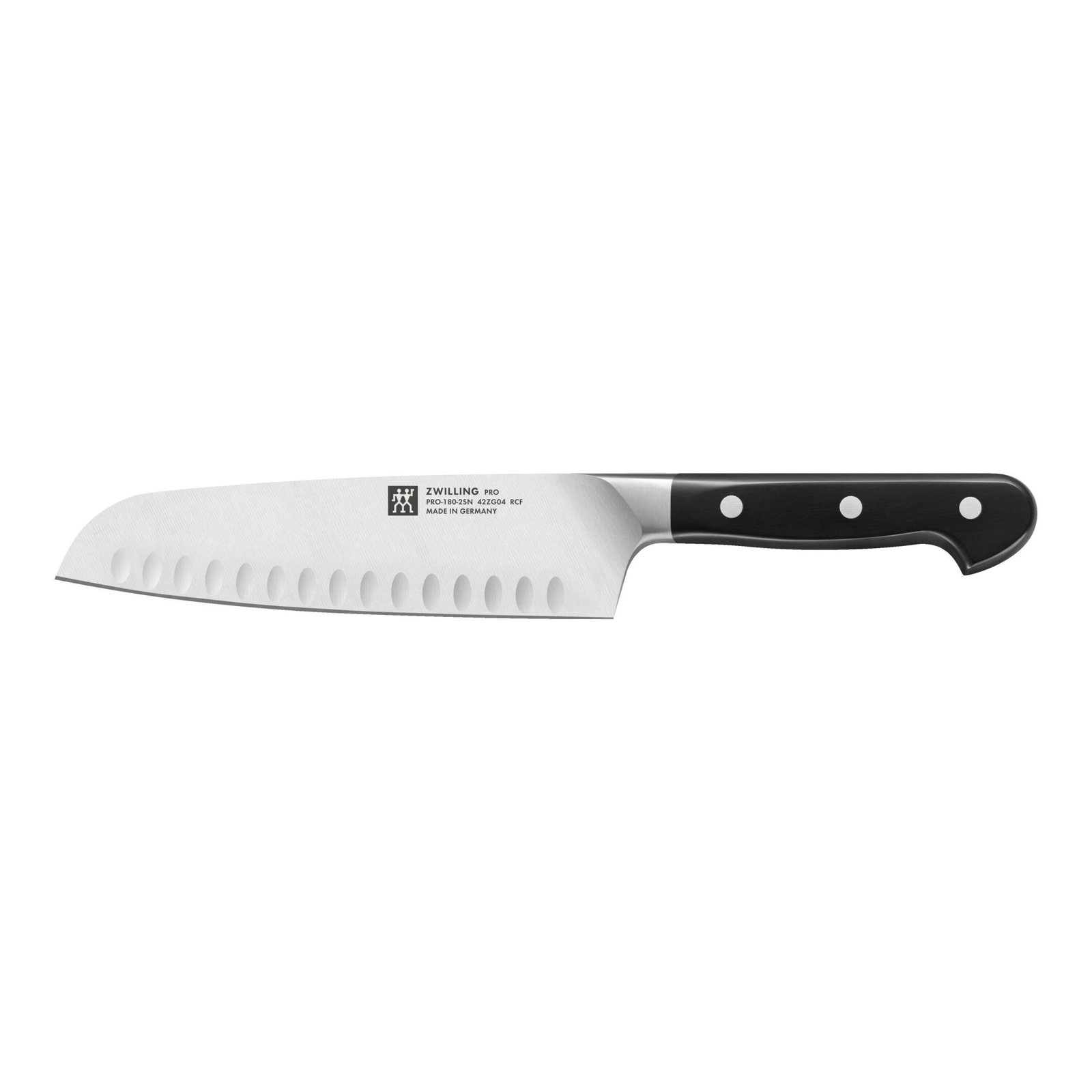 Zwilling Pro Santokumesser 18 cm Kullenschliff 38408-181