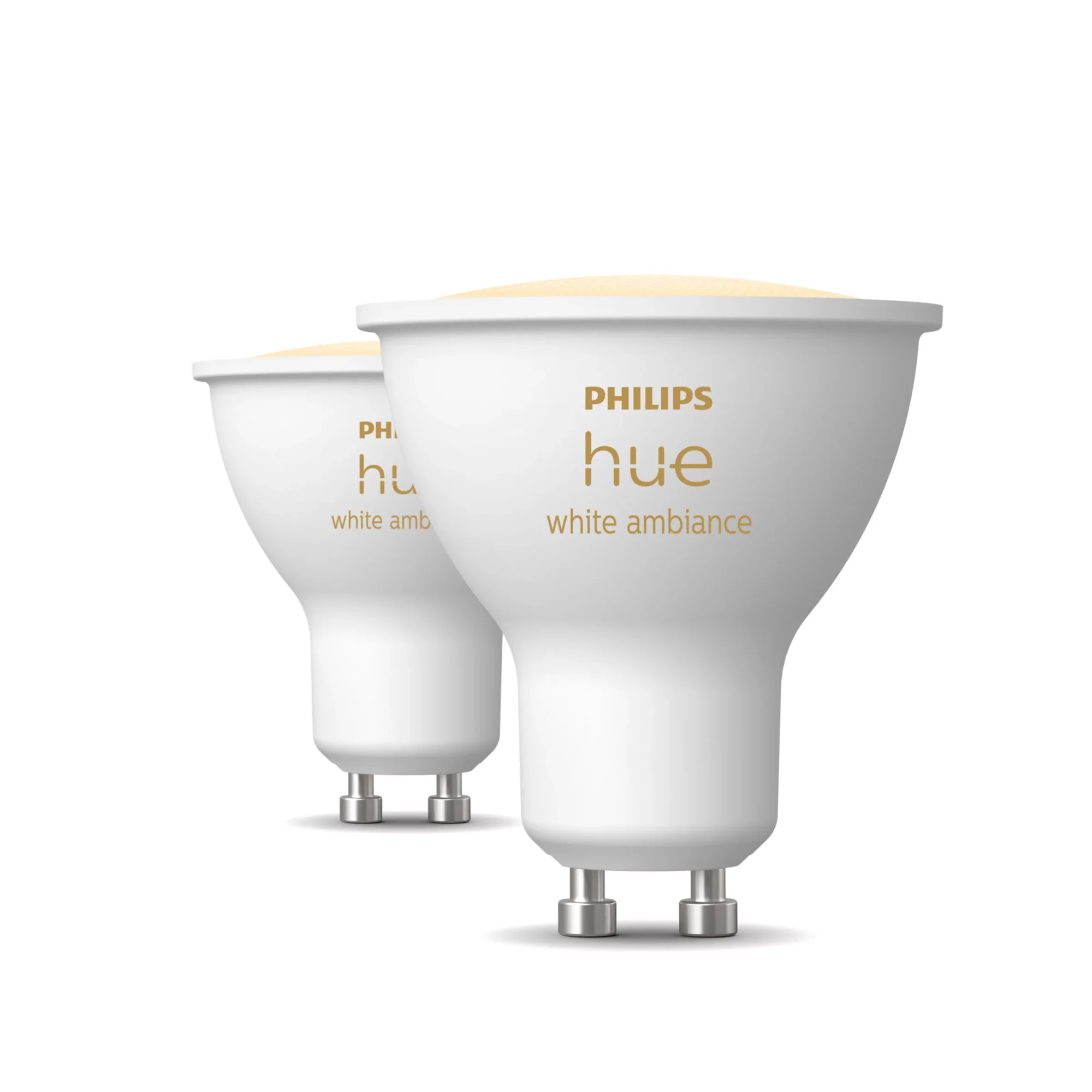 Philips Hue White Ambiance GU10 Smarter Spot Doppelpack 400 lm