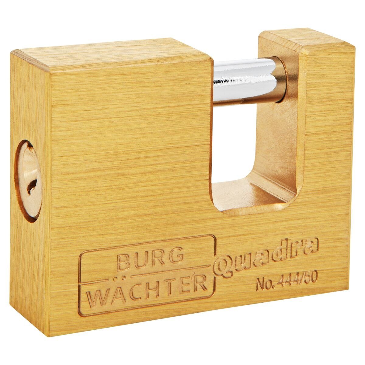 Burg-Wächter Quadra 444 50 Zylinder-Vorhangschloss Messing