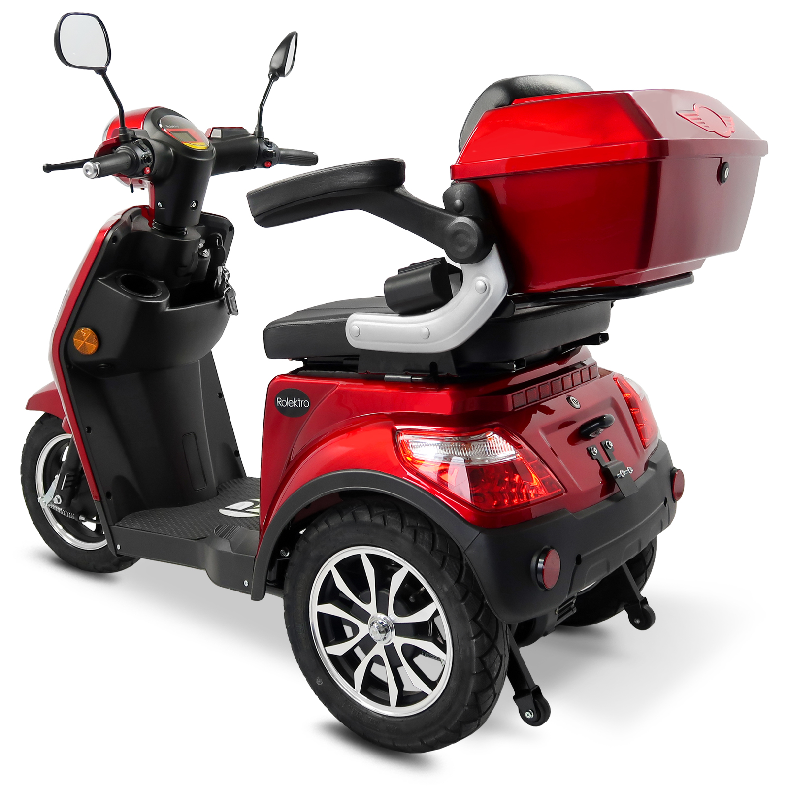 Rolektro E-Trike 25 V.3 Elektro-Dreirad 1000 W mit Topcase