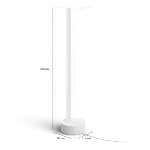 Philips Hue Gradient Signe Tischleuchte weiß White and Color Ambiance