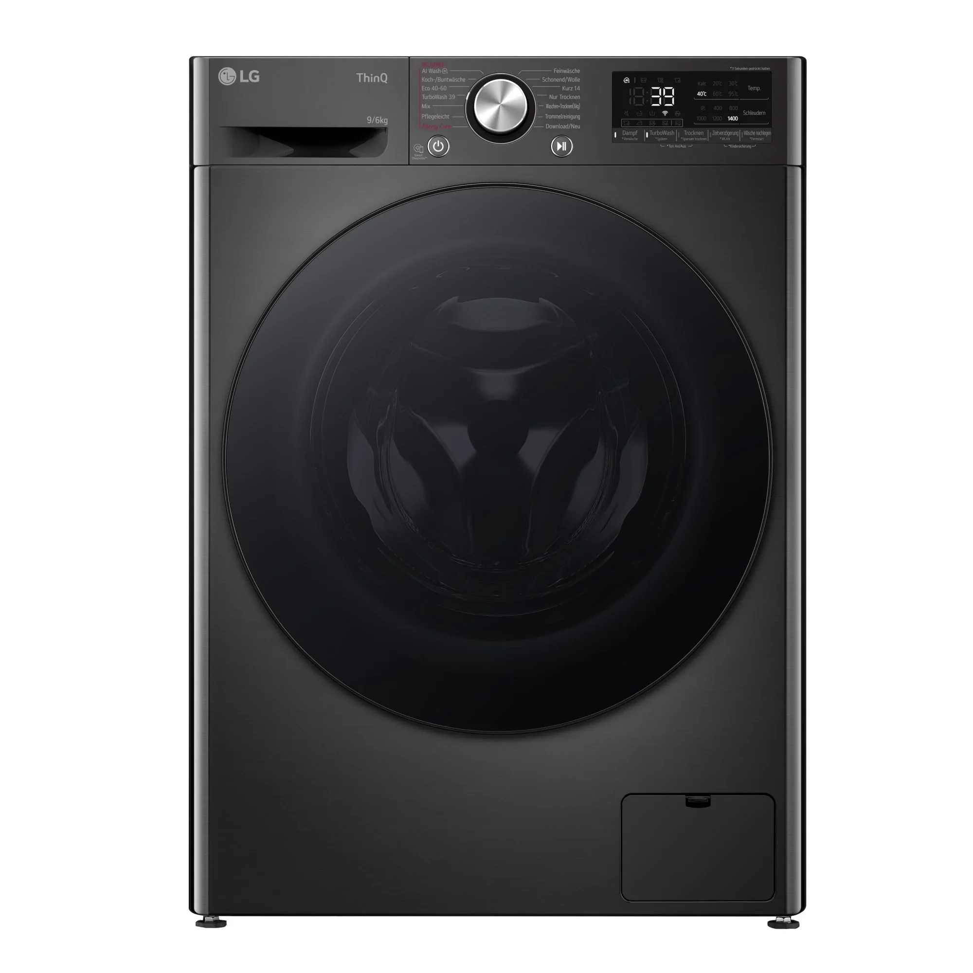 LG W4WR7096YB Waschtrockner 9/6 kg