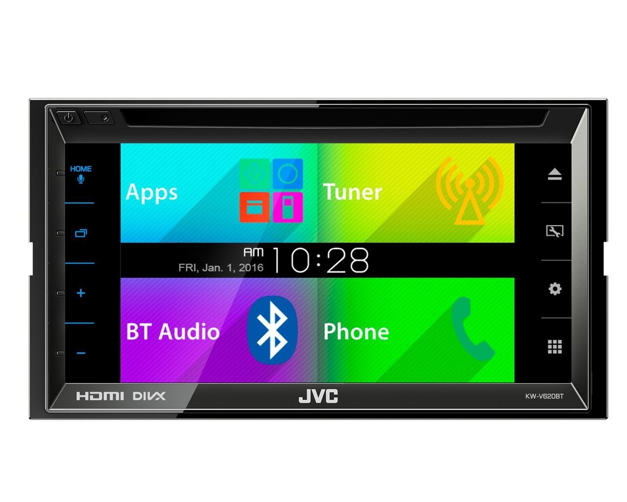 JVC KW-V620BTE 2-DIN Autoradio mit 6,8-Zoll-Touchscreen und DVD
