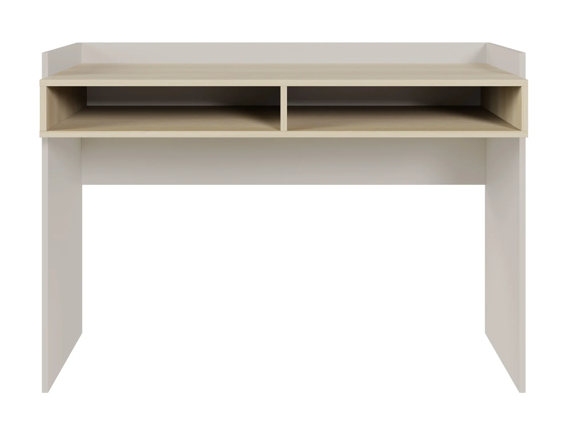Selsey Tabise Schreibtisch 120 x 53 cm mit zwei Fächern, Kaschmir/Lindberg-Eiche