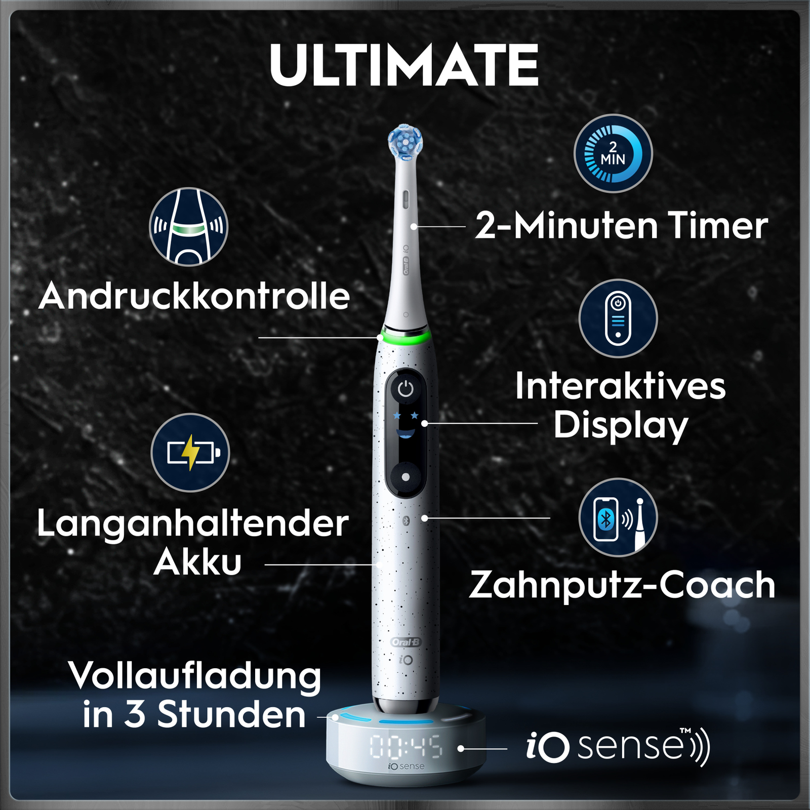 Oral-B iO Series 10 Elektrische Zahnbürste