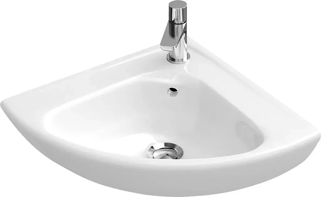 Villeroy & Boch O.novo 732740R1 Eck-Handwaschbecken 55 x 45 cm