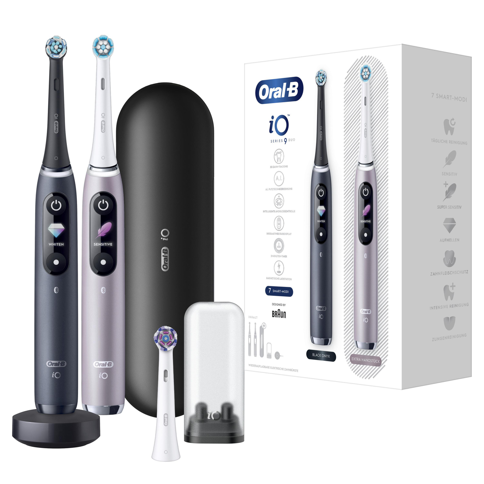 Oral-B iO 9 Duo Elektrische Zahnbürste Doppelpack