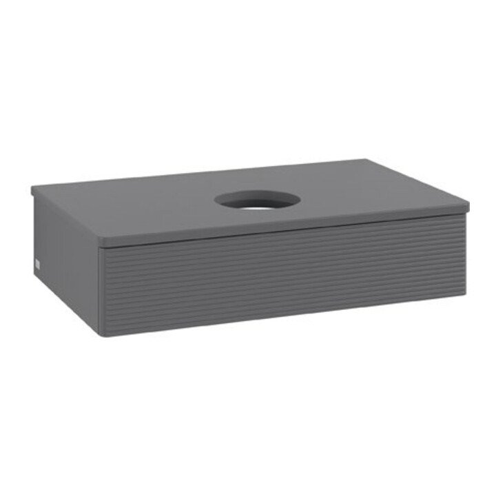 Villeroy & Boch Antao Waschtischunterschrank 80 cm mit 1 Auszug anthrazit matt K08110GK