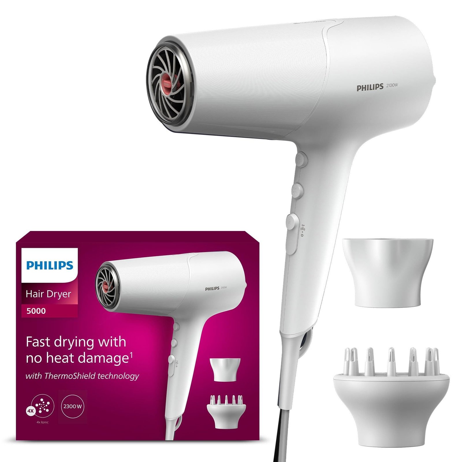 Philips 5000 Series BHD500/20 Haartrockner 2100 W ThermoShield