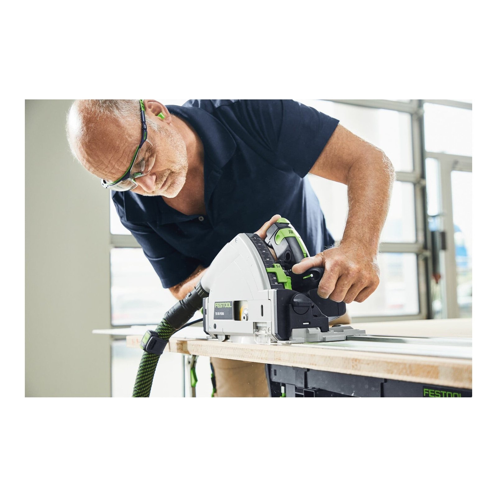 Festool TS 55 FEBQ-Plus-FS Tauchsäge mit Führungsschiene (577010)