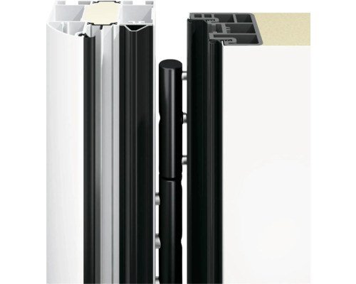 Hörmann Haustür Thermo65 Motiv 610S anthrazitgrau RAL 7016 110 x 210 cm links