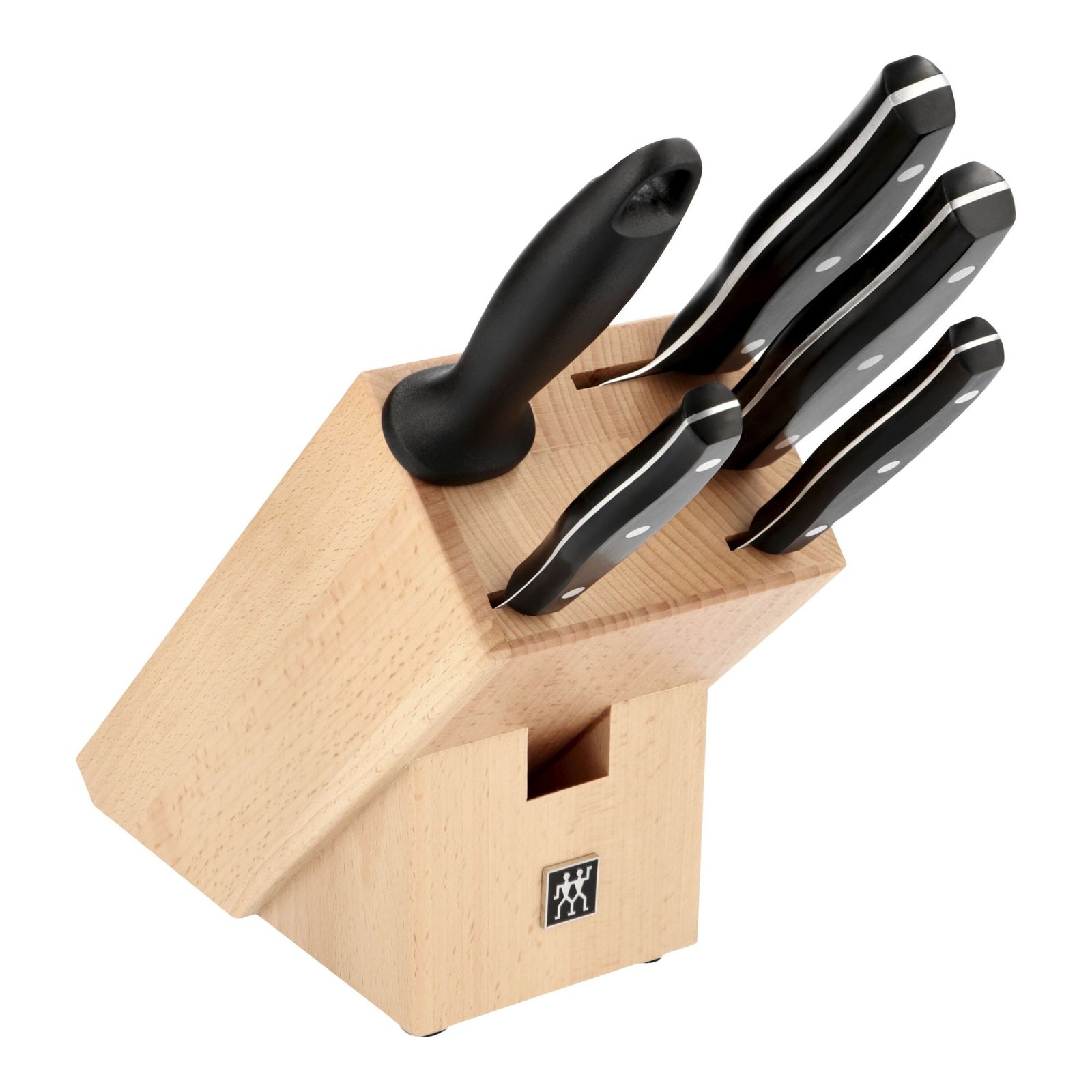 Zwilling Pollux Messerblock 6-tlg. Edelstahl Holz