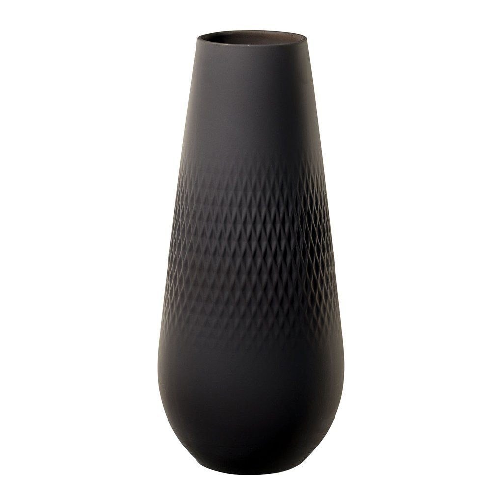 Villeroy & Boch Manufacture Collier Carré Vase hoch weiß 26 cm