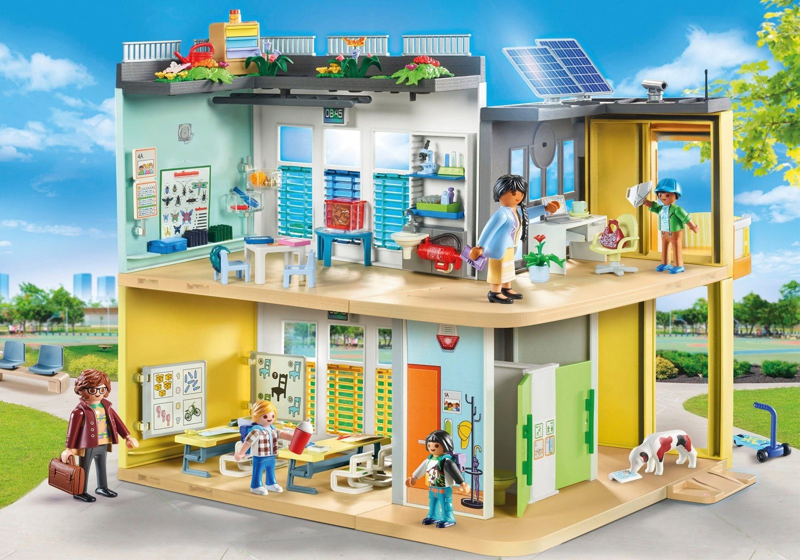 Playmobil City Life Große Schule 71327 mit 282 Teilen