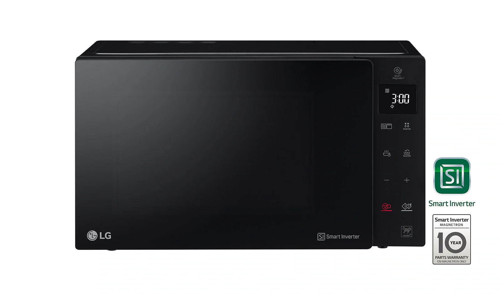LG MH6535GIS Mikrowelle mit Quarzgrill 25 l 1.000 W Schwarz