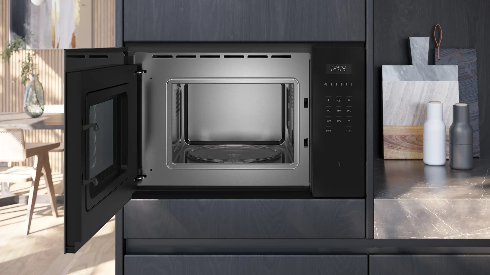 Siemens iQ500 BF525LMB1 Einbau-Mikrowelle 20 l 800 W