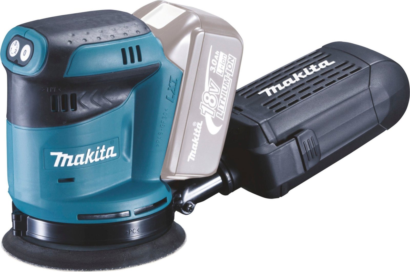 Makita DBO180Z Akku-Exzenterschleifer 125 mm 18 V (Solo)