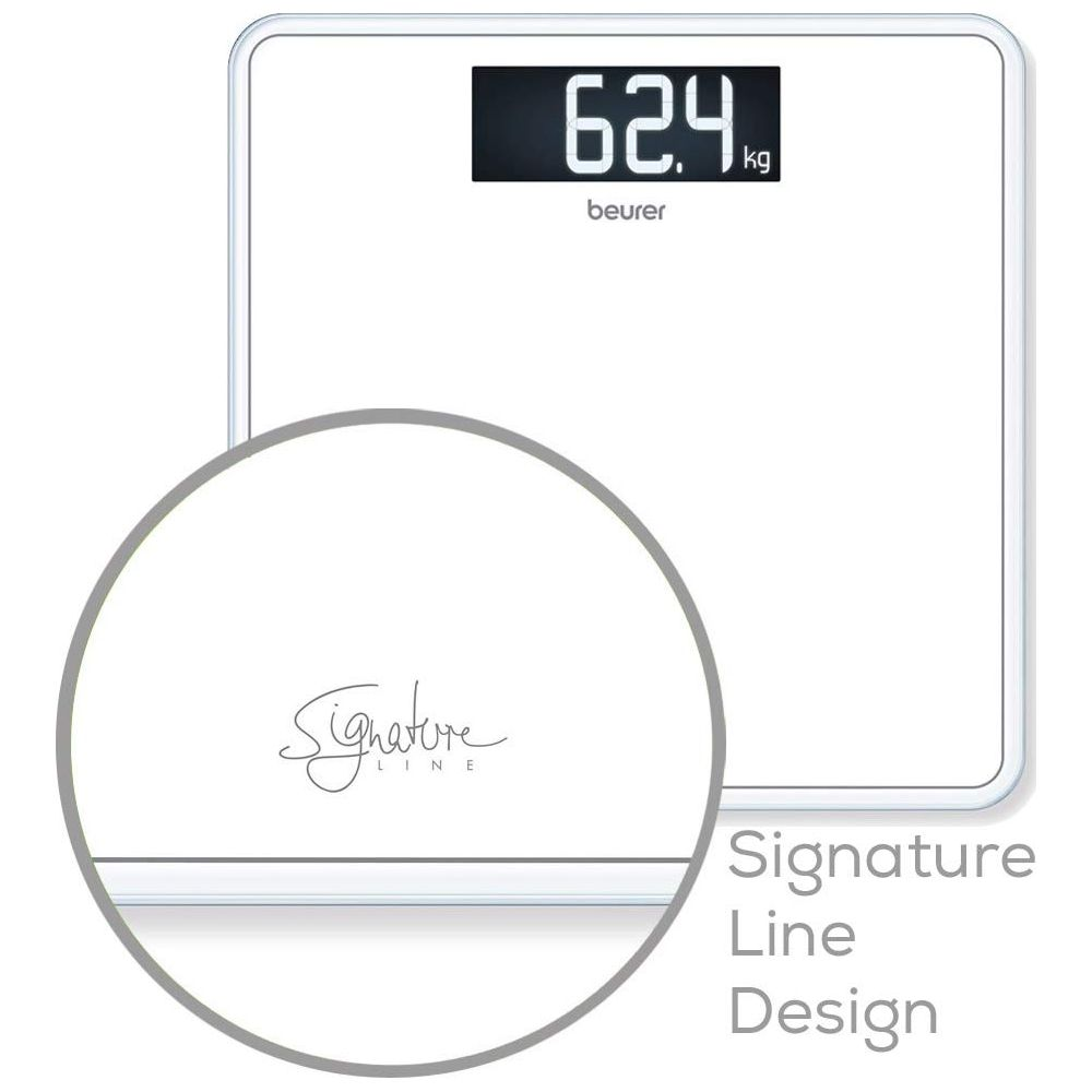 Beurer GS 400 SignatureLine Glas-Personenwaage 200 kg