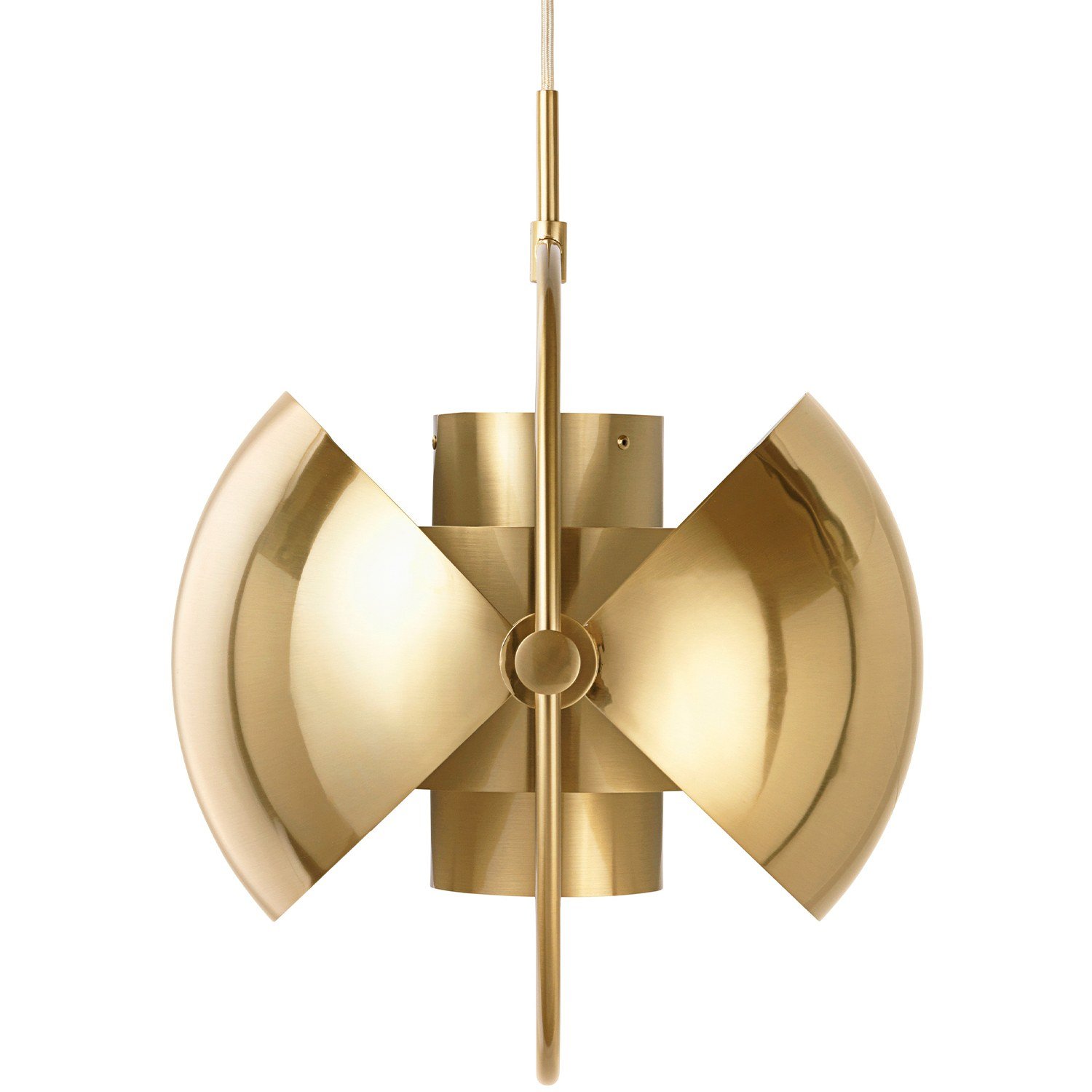 GUBI Multi-Lite Pendelleuchte Messing Ø 36 cm