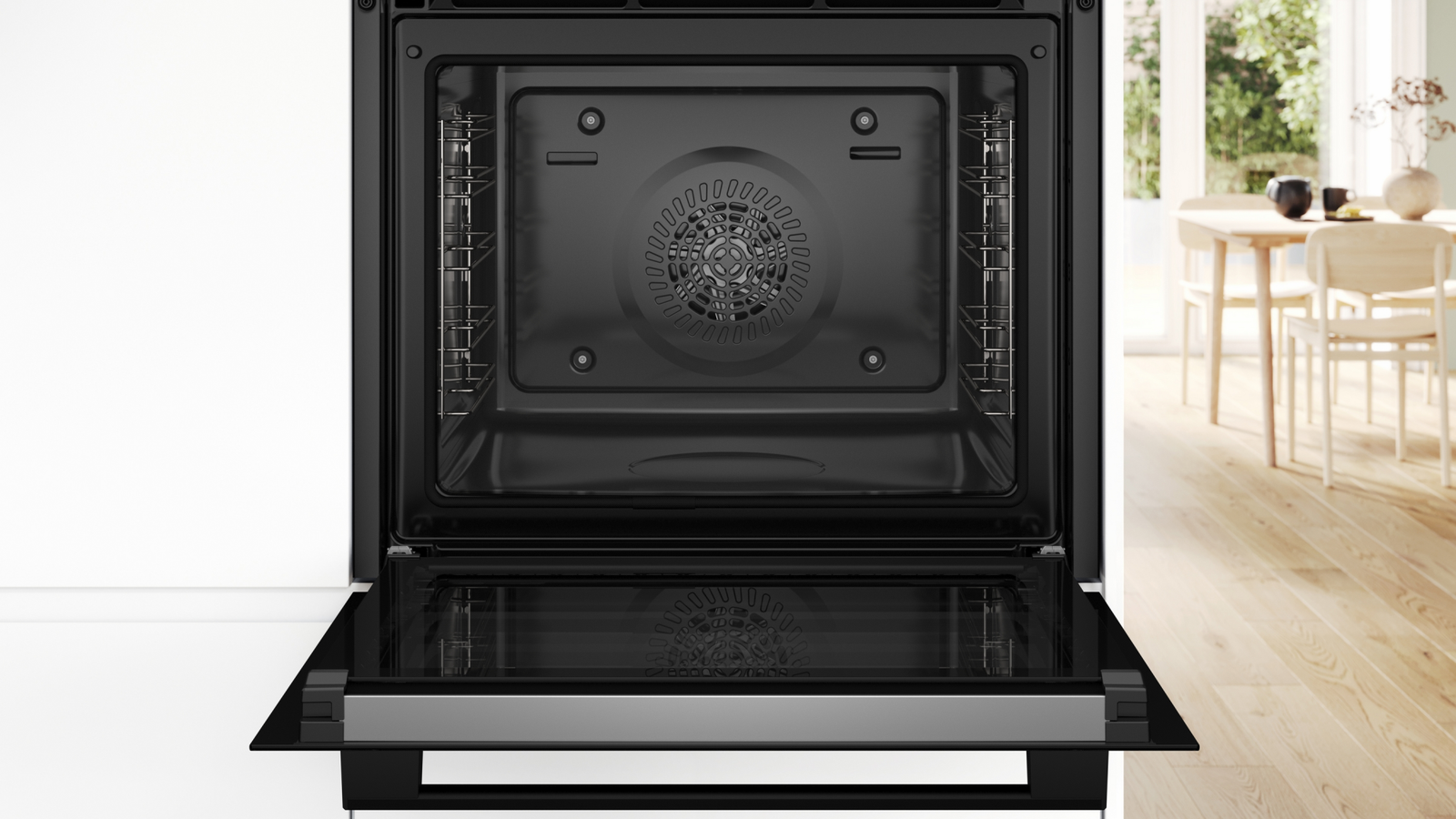 Bosch Serie 4 HBA272BB3 Einbaubackofen Pyrolyse 3D-Heißluft