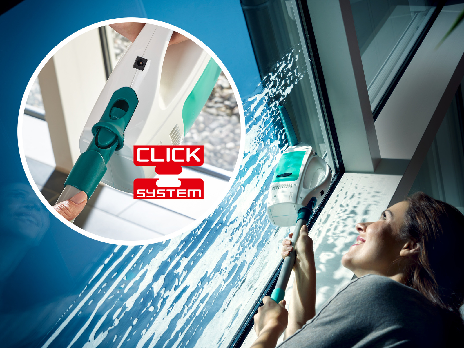 Leifheit Dry & Clean 51000 Akku-Fenstersauger