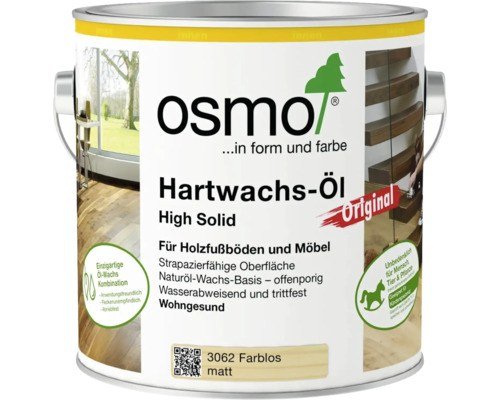 Osmo Hartwachs-Öl Original 3062 farblos matt 2,5 l