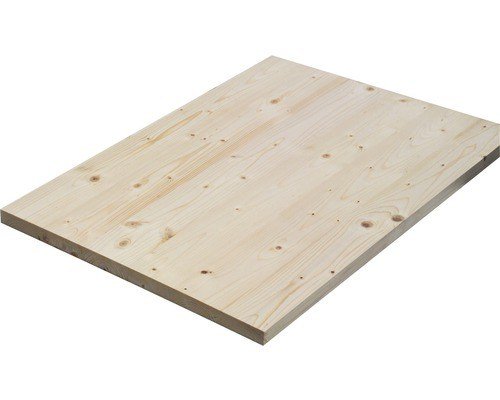 Buildify Leimholzplatte Fichte A/B 800 x 500 x 18 mm
