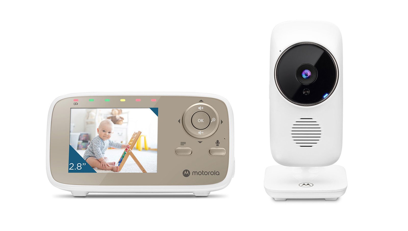 Motorola VM483 Video-Babyphone mit 2,8-Zoll-Farbdisplay