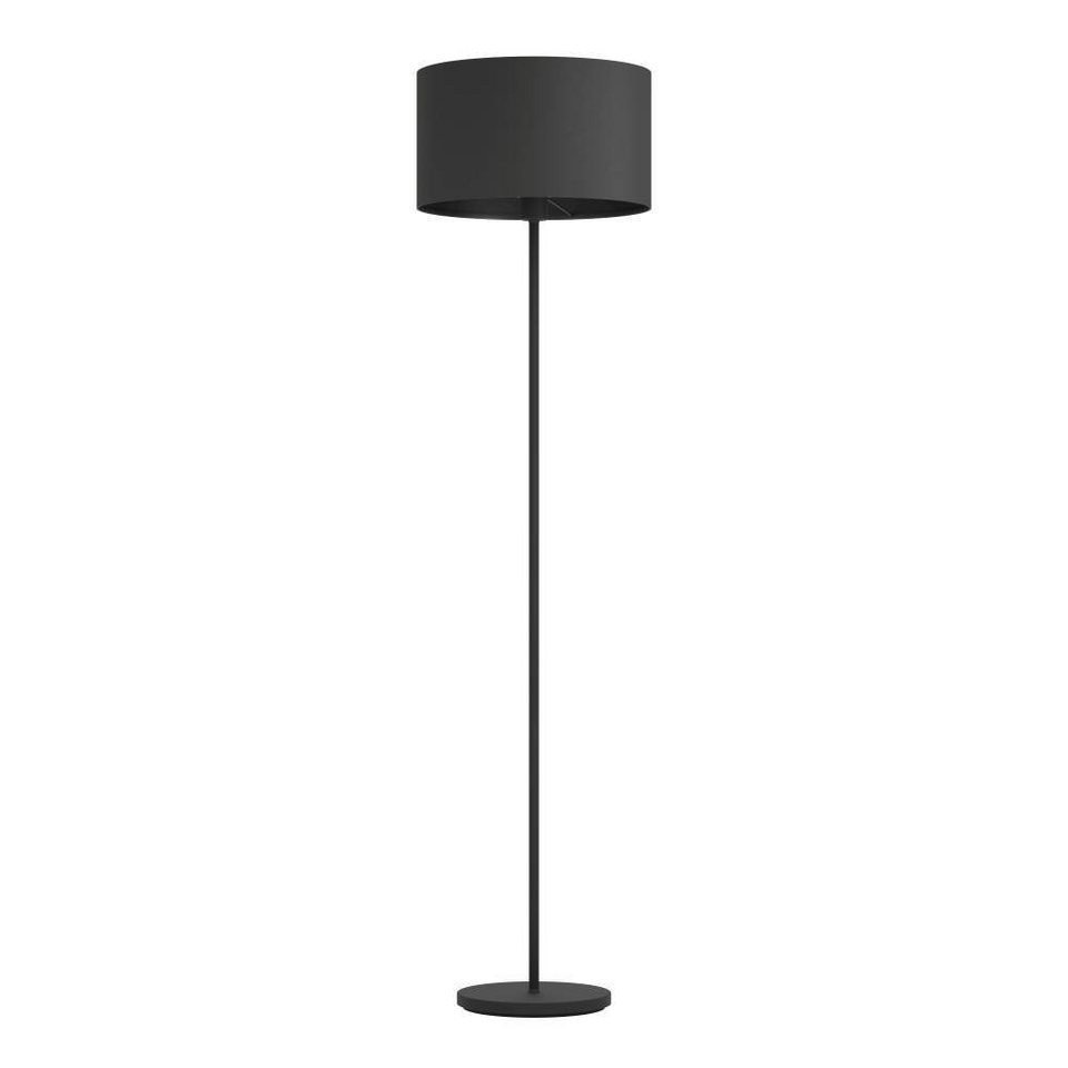 Eglo Maserlo 1 Stehleuchte schwarz Stahl Textil E27 mit Fußschalter 151,5 cm