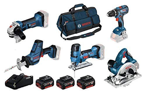 Bosch Professional Profi-Set 6 Akkugeräte 18 V (0615990L59)