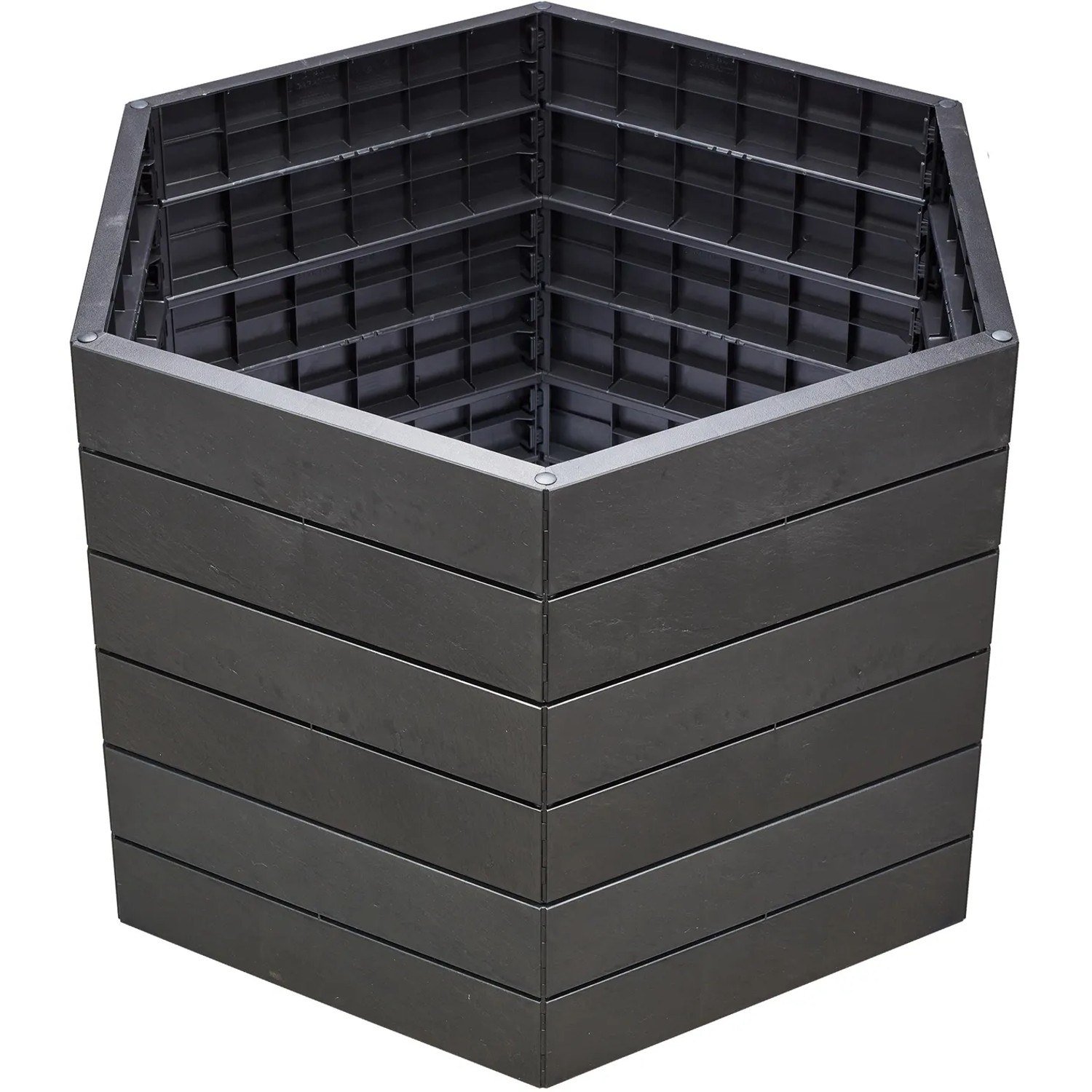 Garantia Ergo L 75 Stone Rundes Hochbeet Recyclingkunststoff Ø 110 cm