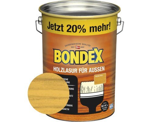 Bondex Holzlasur Eiche hell 4,8 l