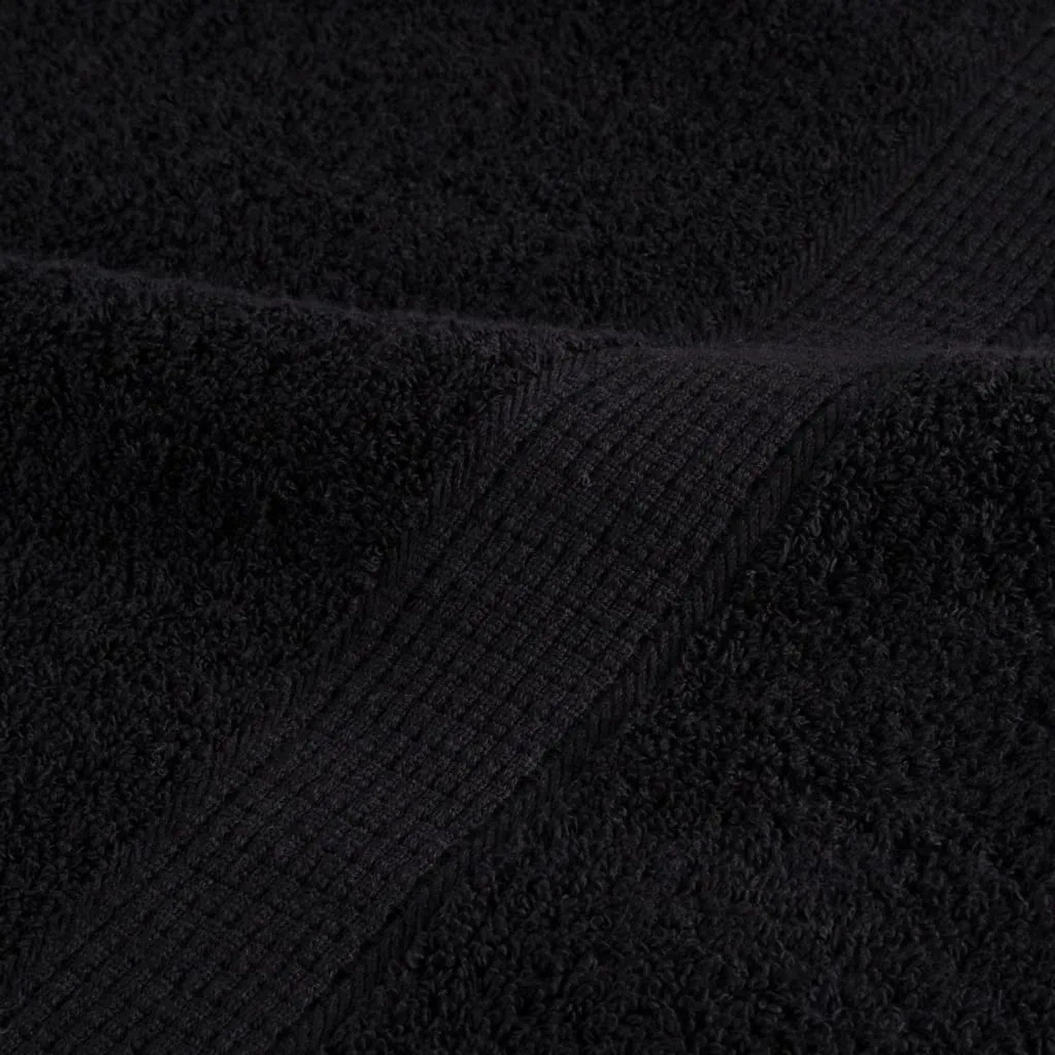 vidaXL Premium-Gästetücher Solund 10er-Set Schwarz 30 x 50 cm 600 g/m²
