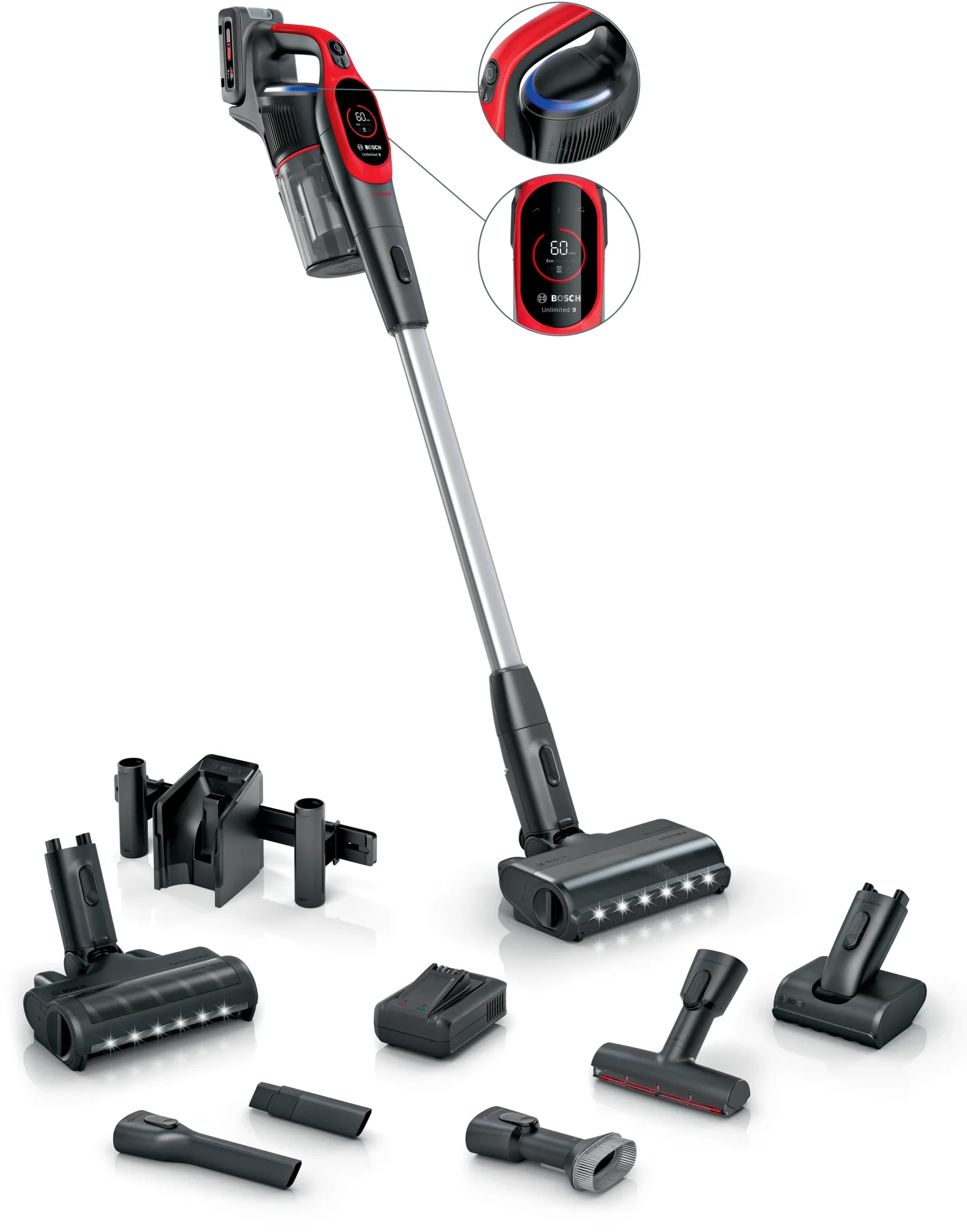 Bosch Unlimited 9 ProAnimal BKS941PET Akku-Staubsauger