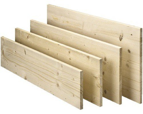 Buildify Leimholzplatte Fichte A/B 800 x 500 x 18 mm