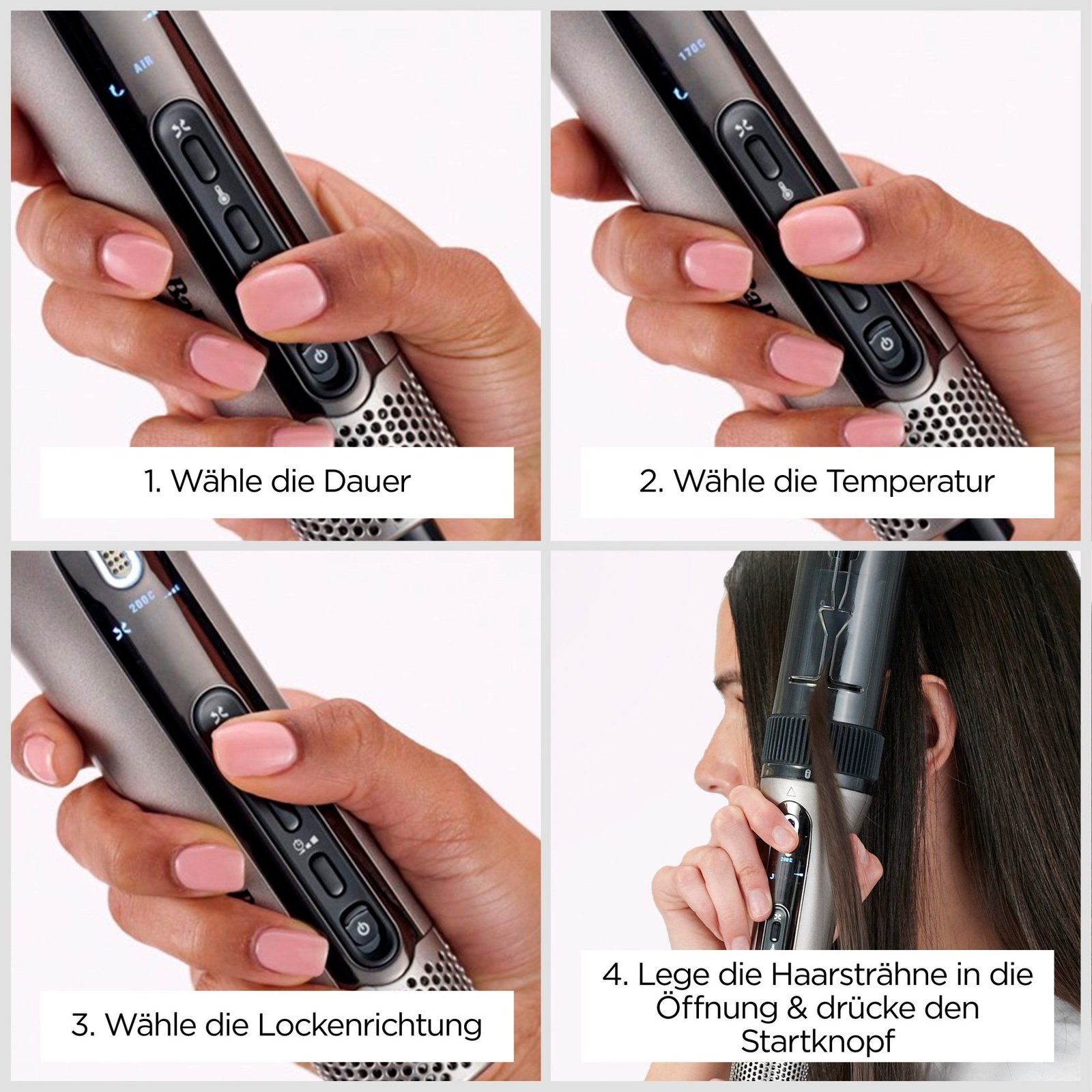BaByliss Style Secret Air C6688E Automatischer Lockenstab 25 mm