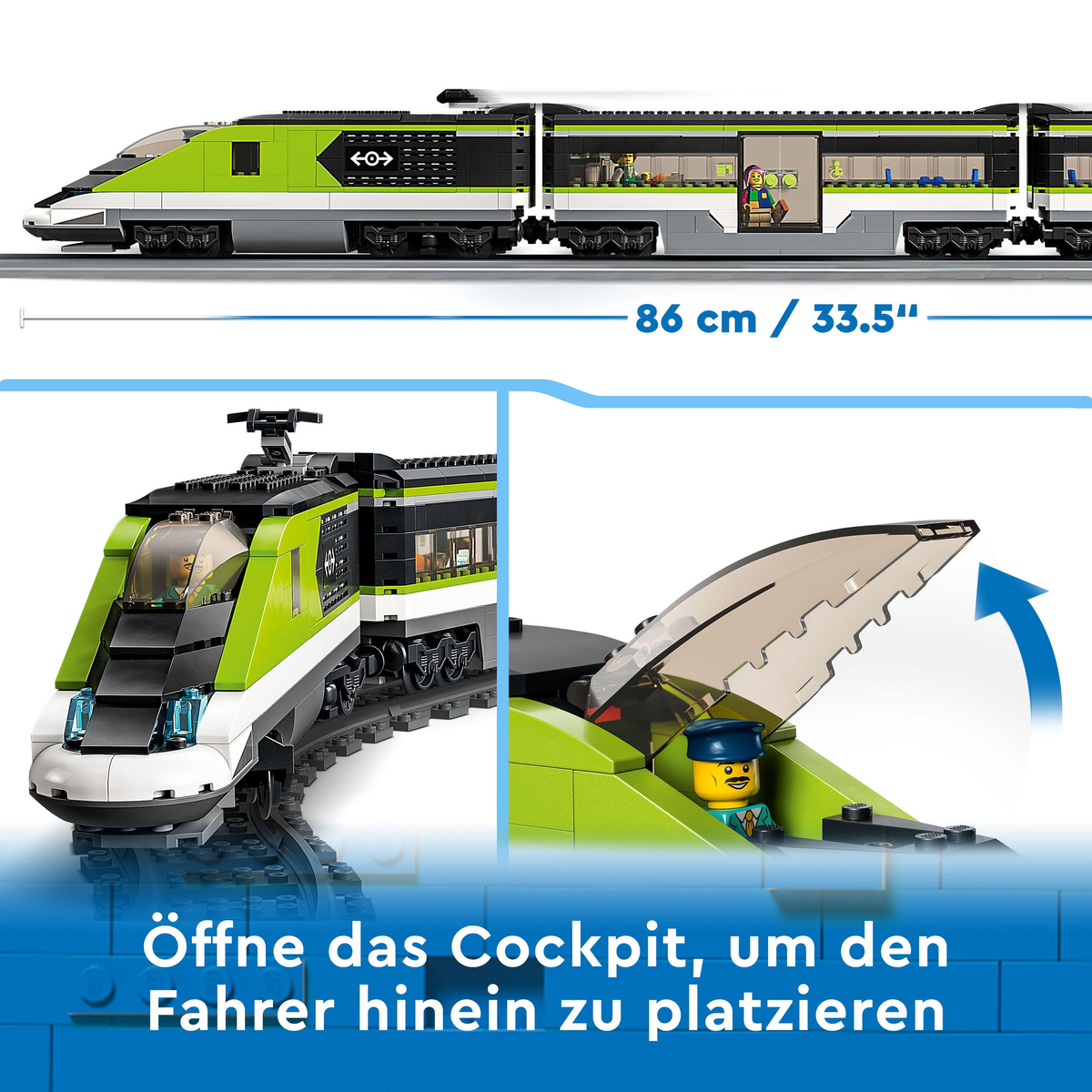 LEGO City Personen-Schnellzug 60337 mit 764 Teilen