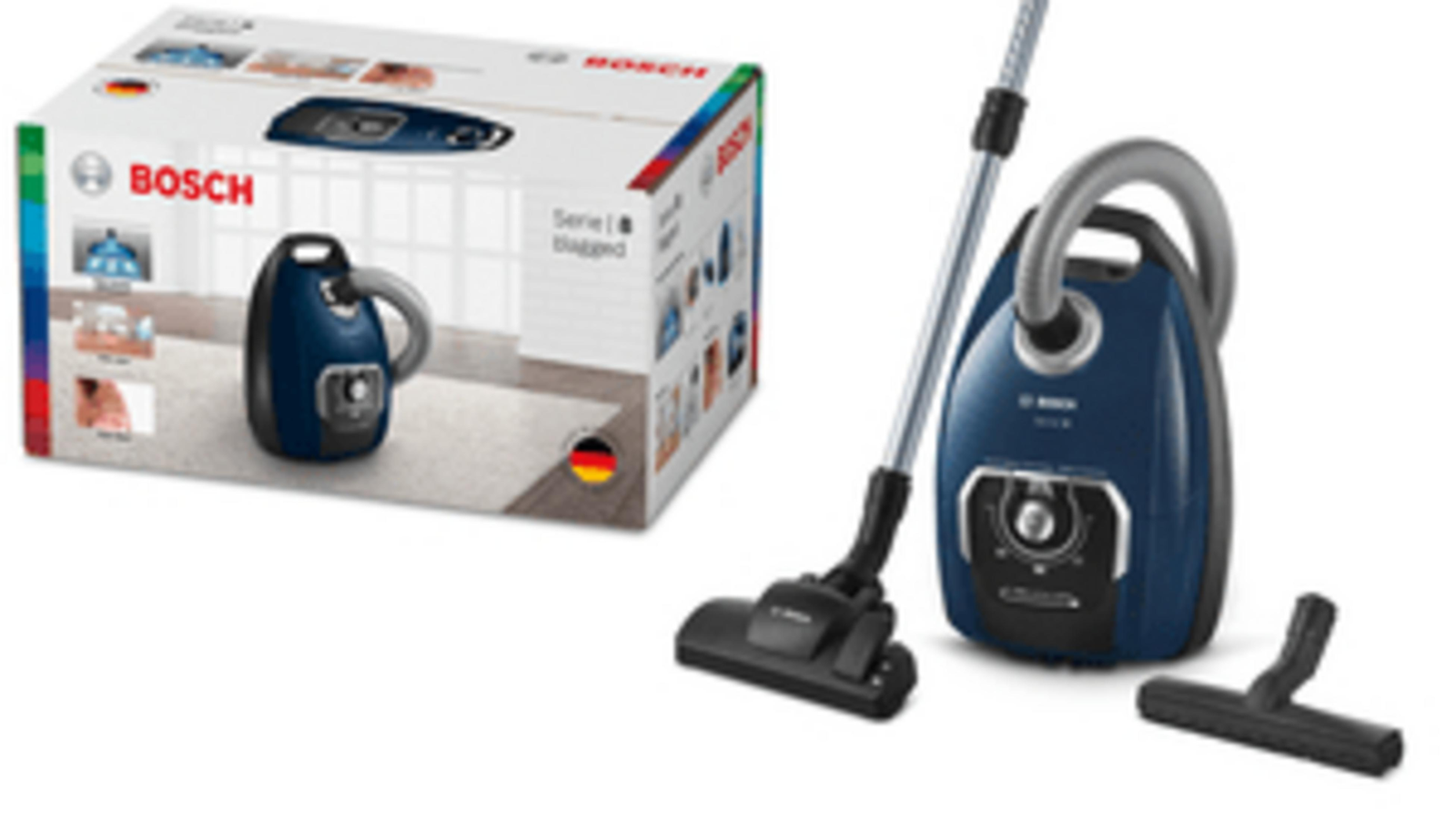 Bosch Serie 8 BGB75X494 Bodenstaubsauger mit Beutel 650 W