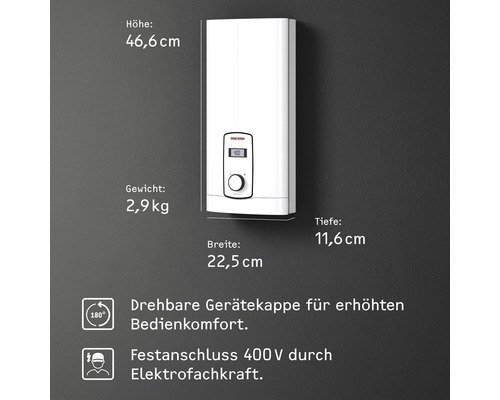 Stiebel Eltron DHB-E 18/21/24 LCD Durchlauferhitzer mit Display