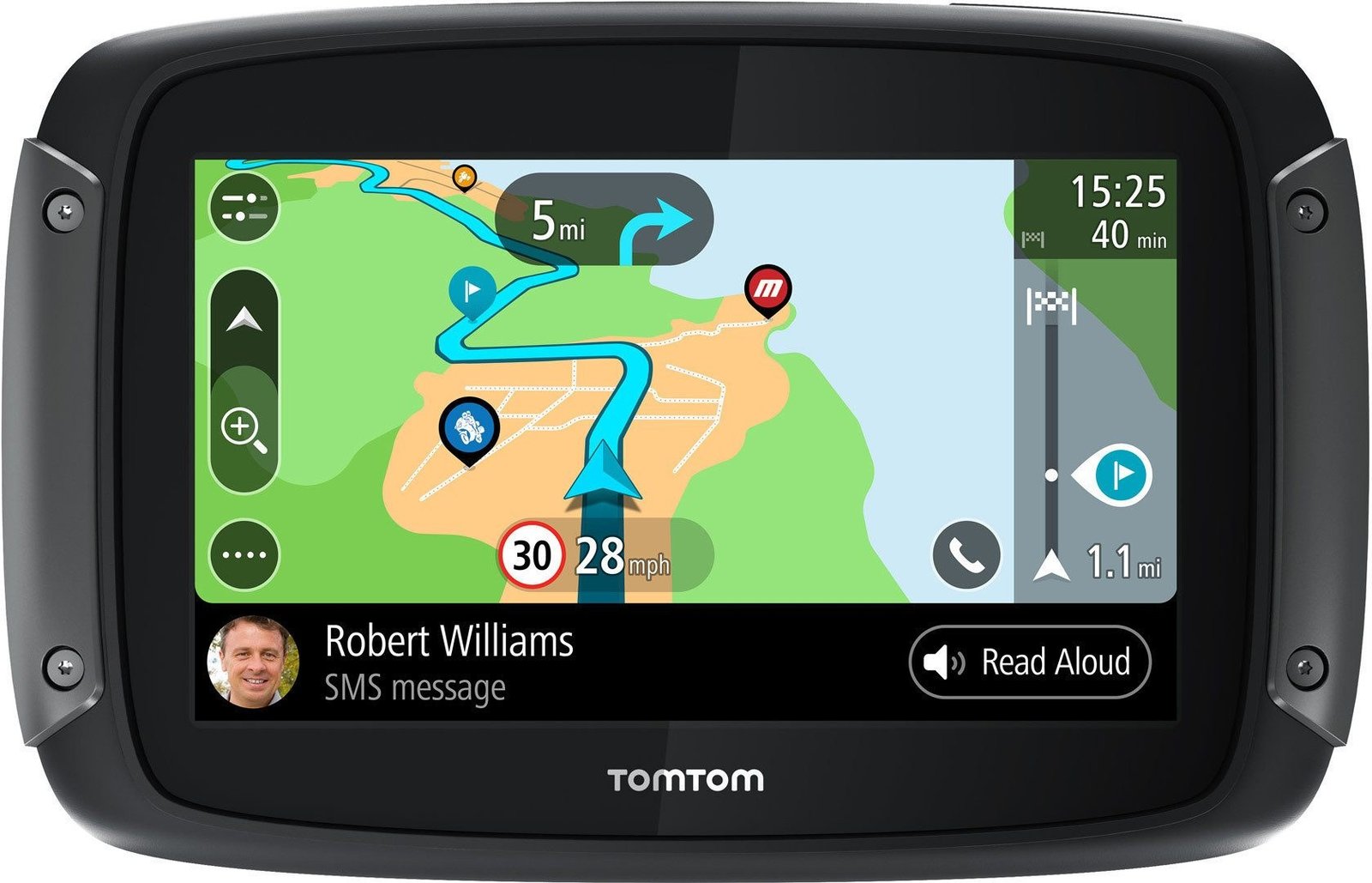 TomTom Rider 550 Motorrad-Navigationsgerät 4,3 Zoll