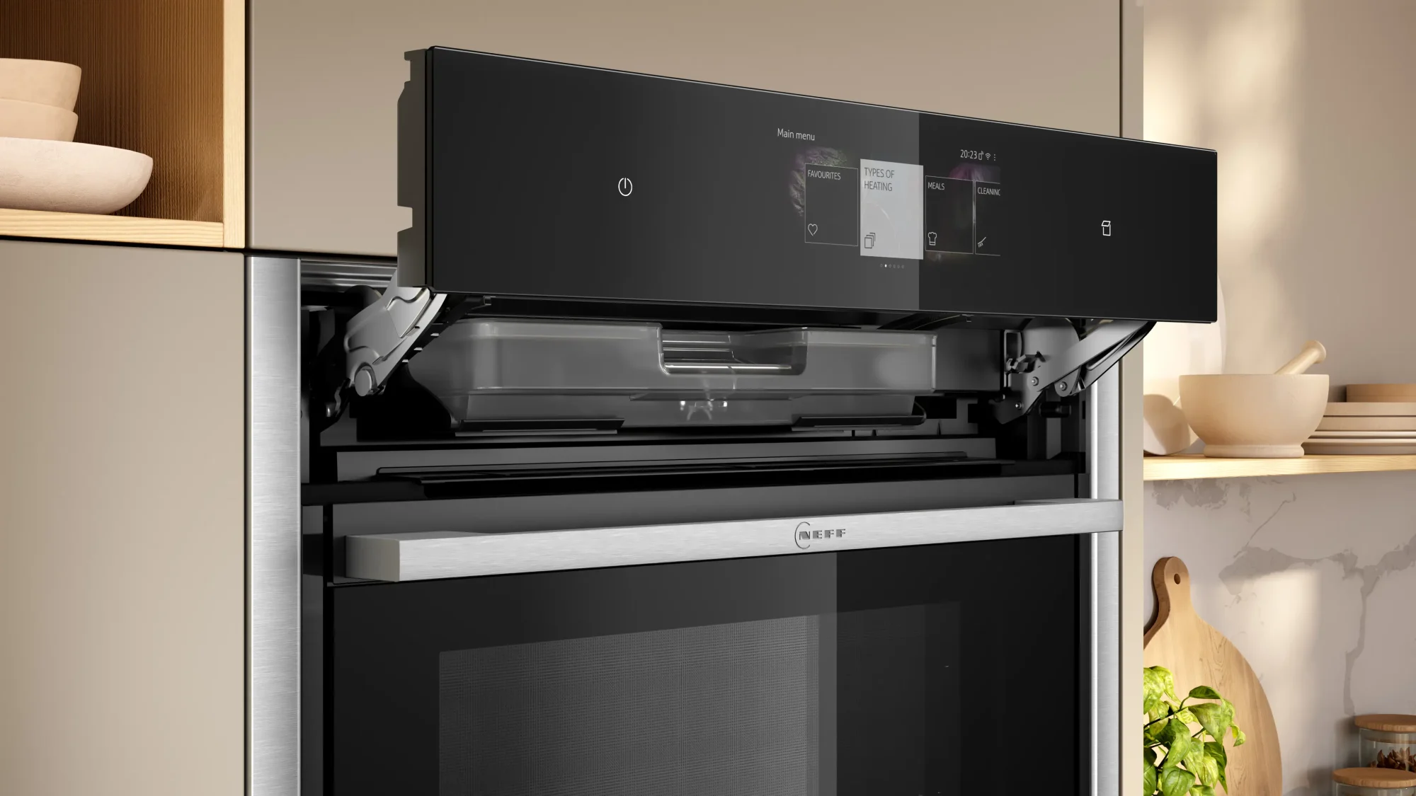 Neff N 90 Einbaubackofen B64VT73N0 mit Slide&Hide und Pyrolyse