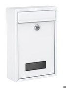 BASI BK 100M Briefkasten Stahl weiß matt